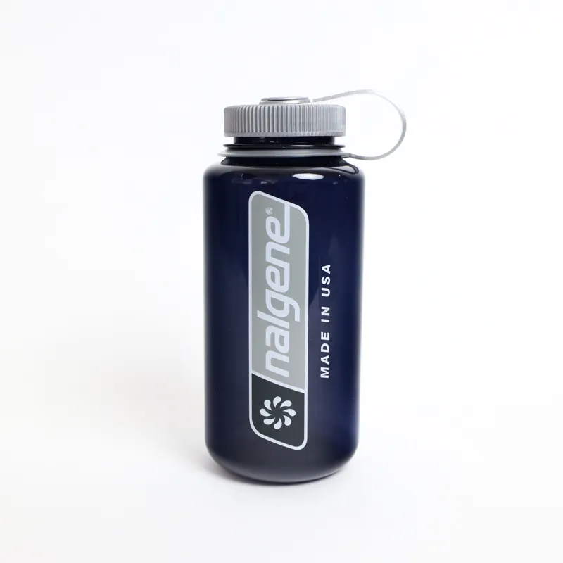 Nalgene Wide Mouth Sustain Tritan Bottle 32oz/1L LARGE LOGO Odyssey Gray