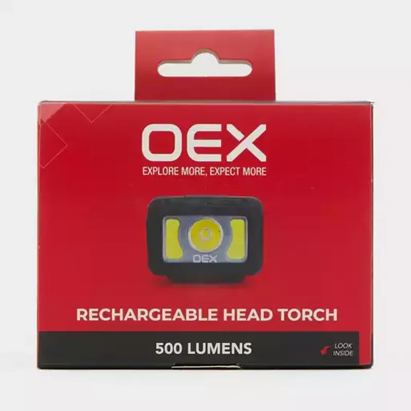 OEX500 Lumen Rechargeable Head Torch-1