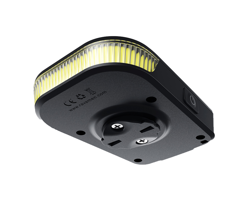 Ravemen FR300 PRO USB Rechargeable Out-Front Front Light with Aluminium Mounting Tab 300 Lumens Compatible with Garmin