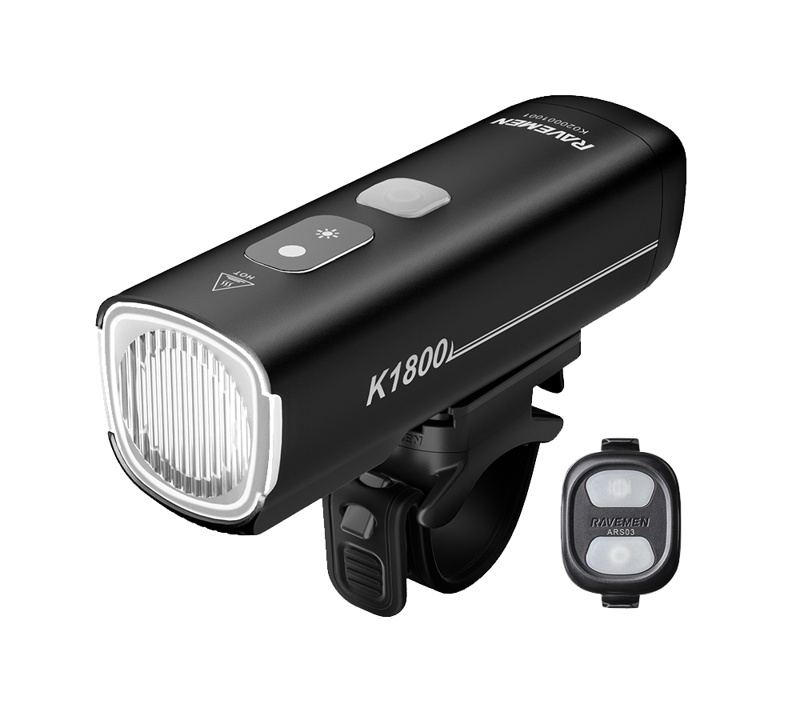 Ravemen K1000 USB Intelligent AI WideAngle Front Light With Remote