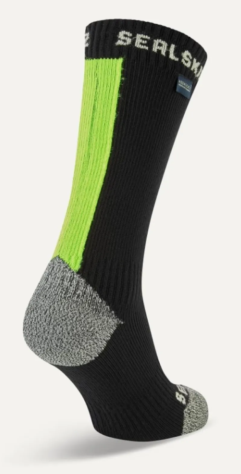 SealSkinz Briston Waterproof All Weather Mid Length Sock with Hydrostop Yellow