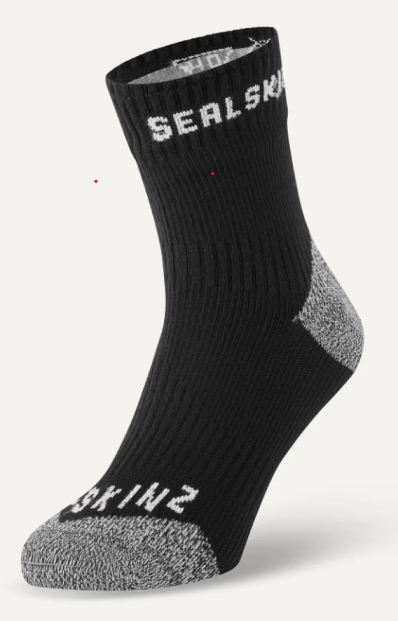 SealSkinz Dunton Waterproof All Weather Ankle Length Sock with Hydrostop Black-1