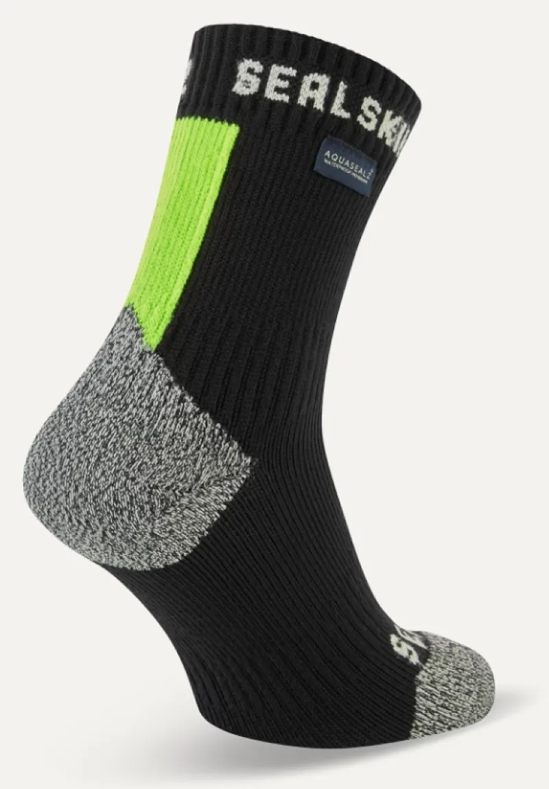 SealSkinz Dunton Waterproof All Weather Ankle Length Sock with Hydrostop Yellow-1