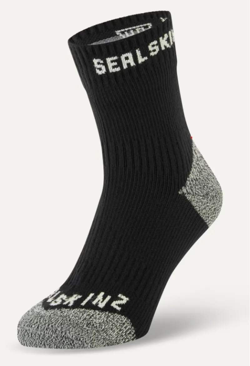 SealSkinz Dunton Waterproof All Weather Ankle Length Sock with Hydrostop Yellow