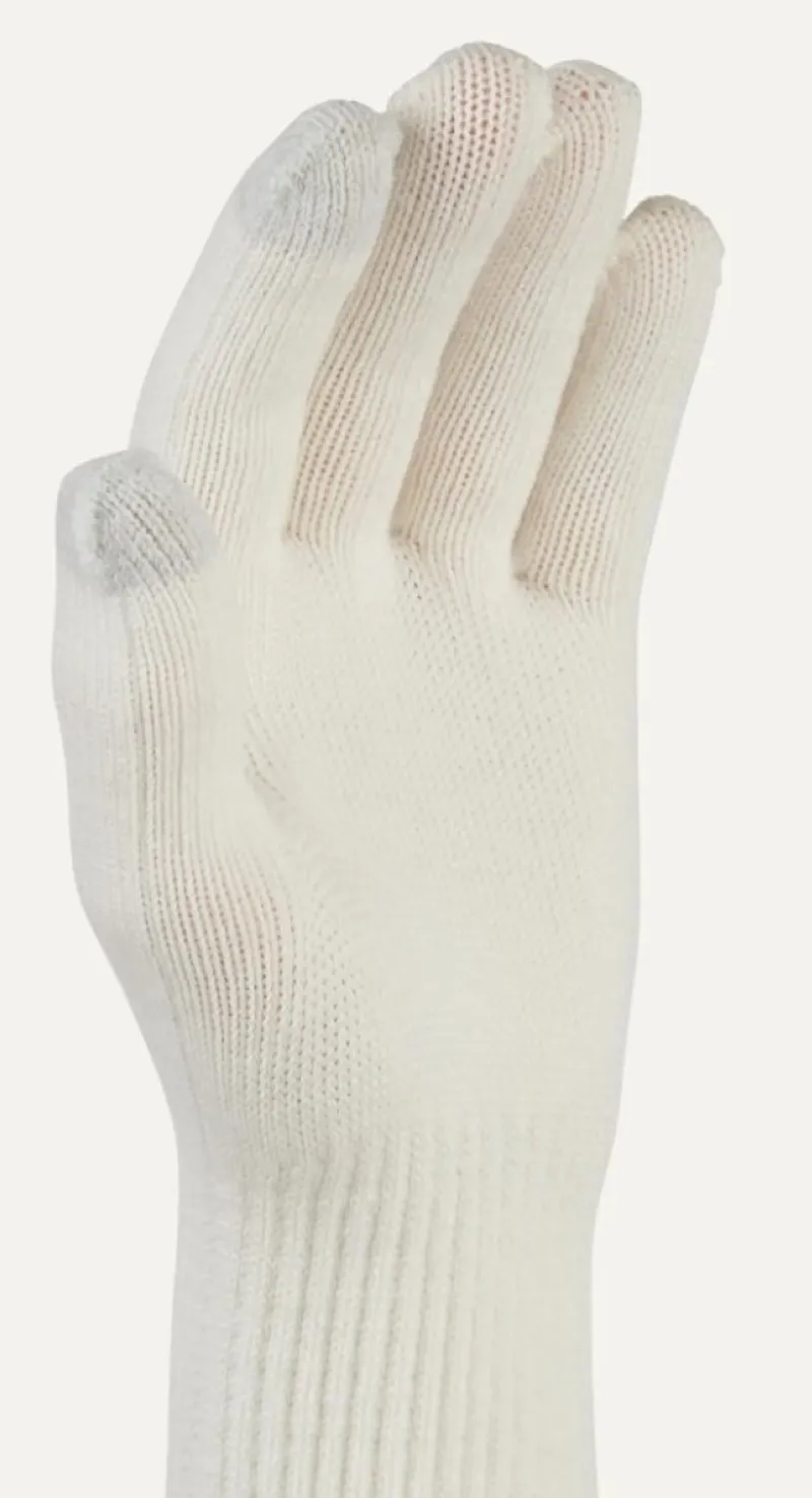 SealSkinz Hanworth Solo Merino Glove One Size Cream-1