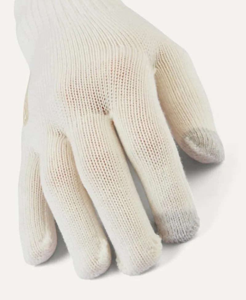 SealSkinz Hanworth Solo Merino Glove One Size Cream-2