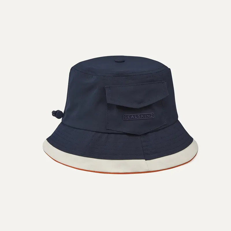 SealSkinz Seething Waterproof Lightweight Bucket Hat Navy-1