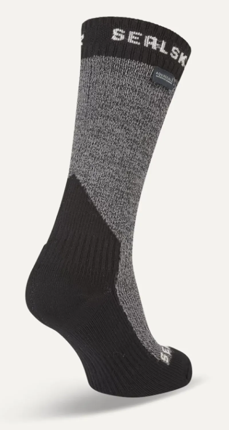 SealSkinz Stanfield Waterproof Extreme Cold Weather Mid Length Sock Grey-1