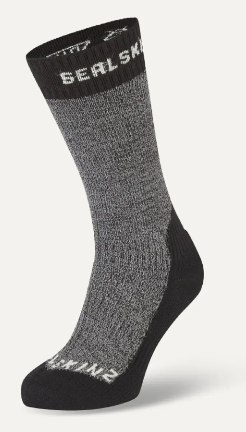 SealSkinz Stanfield Waterproof Extreme Cold Weather Mid Length Sock Grey