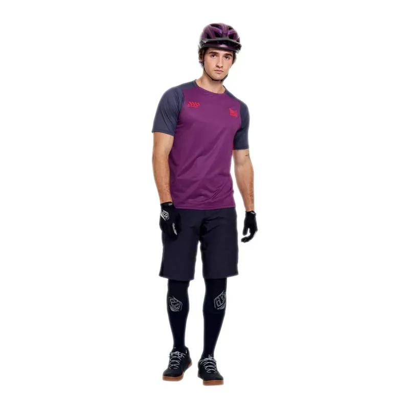 Troy Lee Designs Skyline Pro Short Sleeve Jersey Fangs Sangria-10