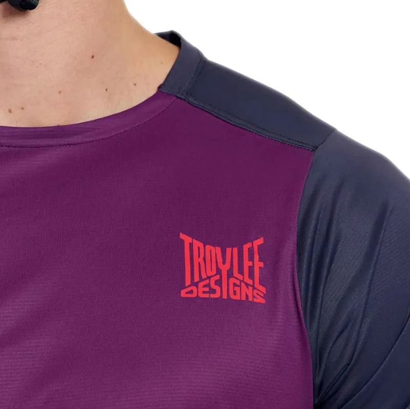 Troy Lee Designs Skyline Pro Short Sleeve Jersey Fangs Sangria-7