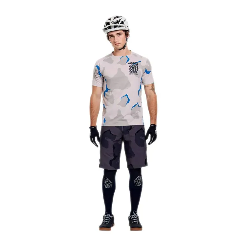 Troy Lee Designs Skyline Pro Short Sleeve Jersey Flow Camo Pumice-8