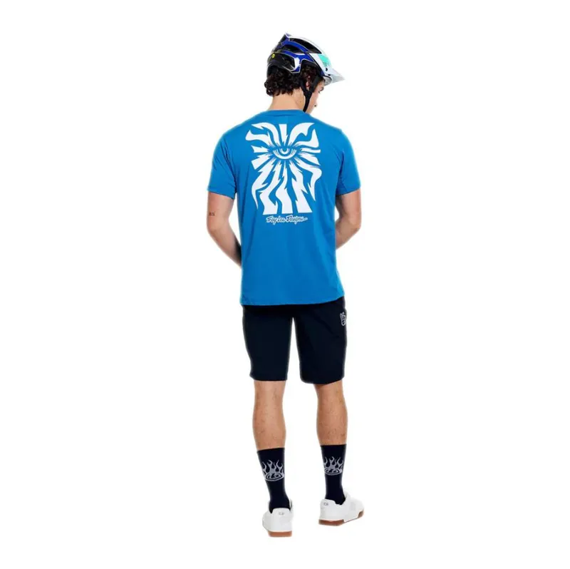 Troy Lee Designs Skyline Short Sleeve Ride Jersey One Eye Aero Blue-10