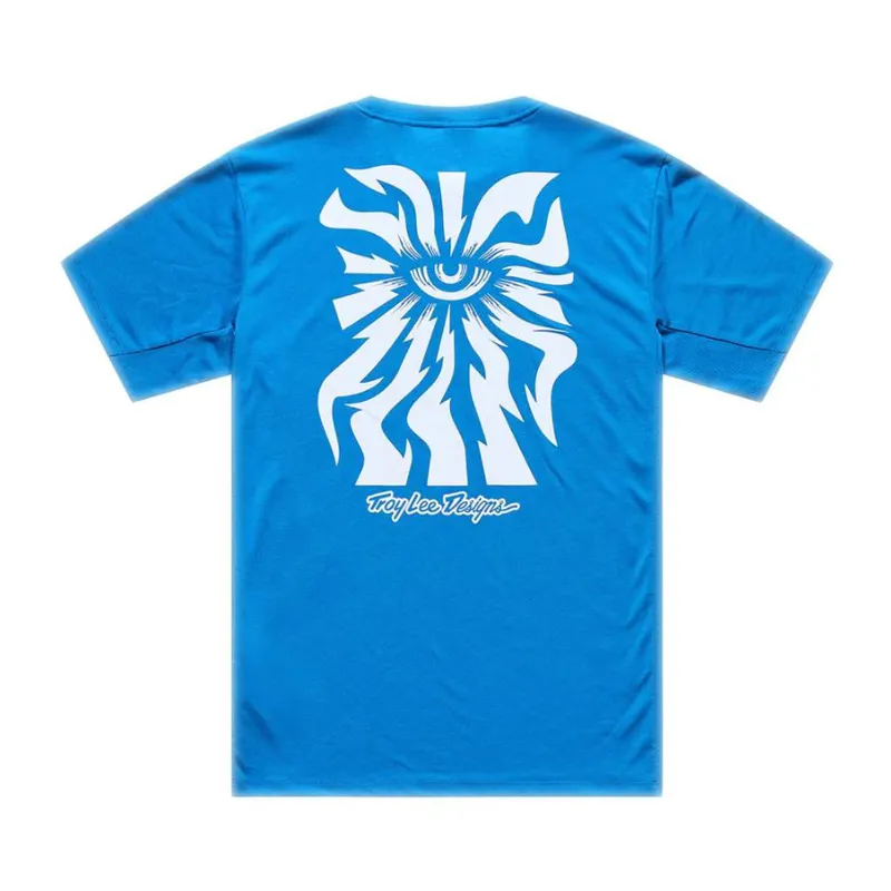 Troy Lee Designs Skyline Short Sleeve Ride Jersey One Eye Aero Blue-1