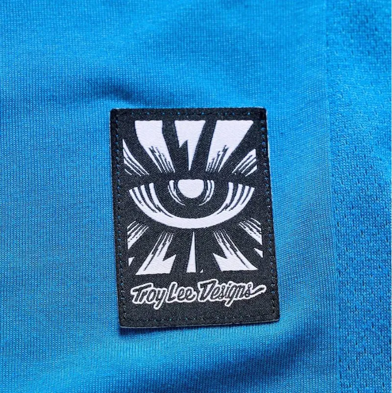 Troy Lee Designs Skyline Short Sleeve Ride Jersey One Eye Aero Blue-2