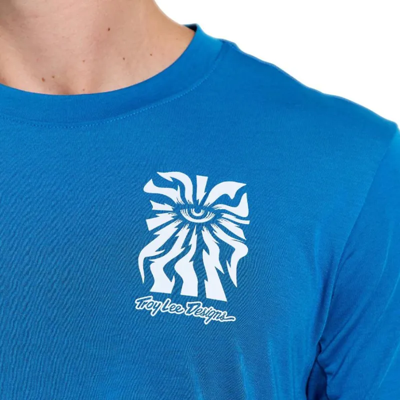 Troy Lee Designs Skyline Short Sleeve Ride Jersey One Eye Aero Blue-6