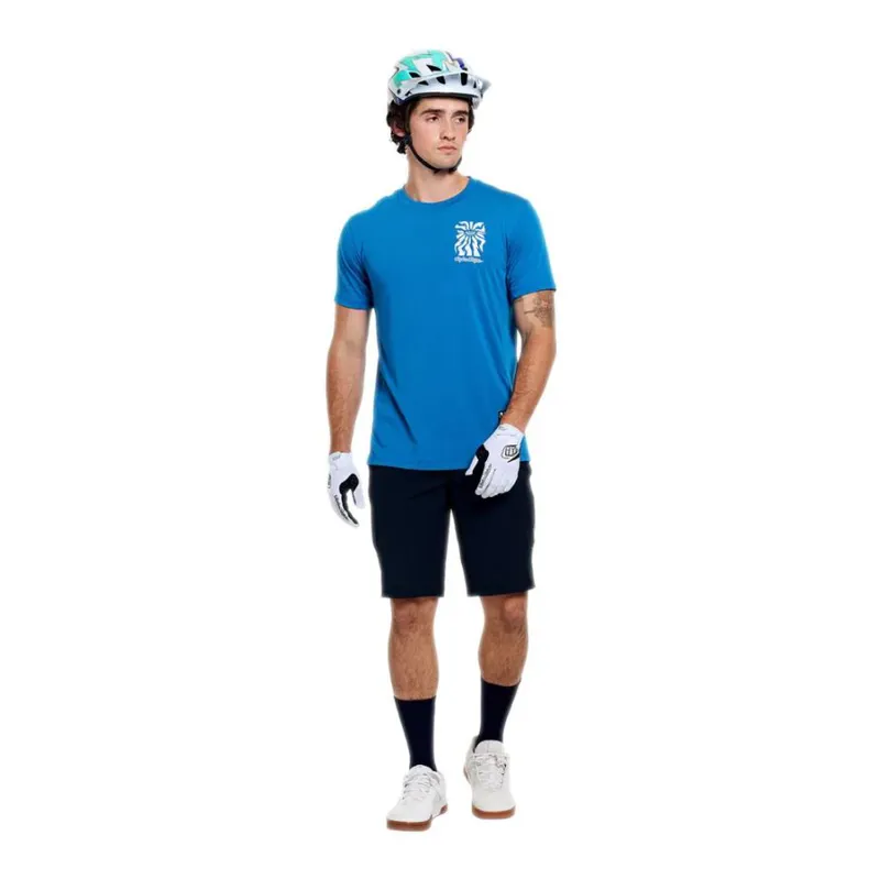 Troy Lee Designs Skyline Short Sleeve Ride Jersey One Eye Aero Blue-8