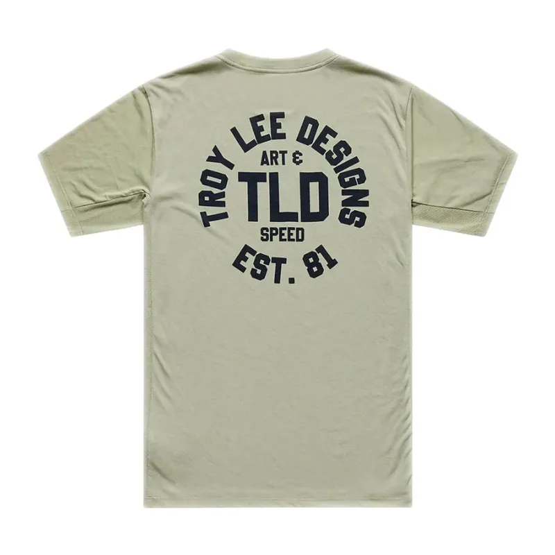 Troy Lee Designs Skyline Short Sleeve Ride Jersey Stamps Sage-1