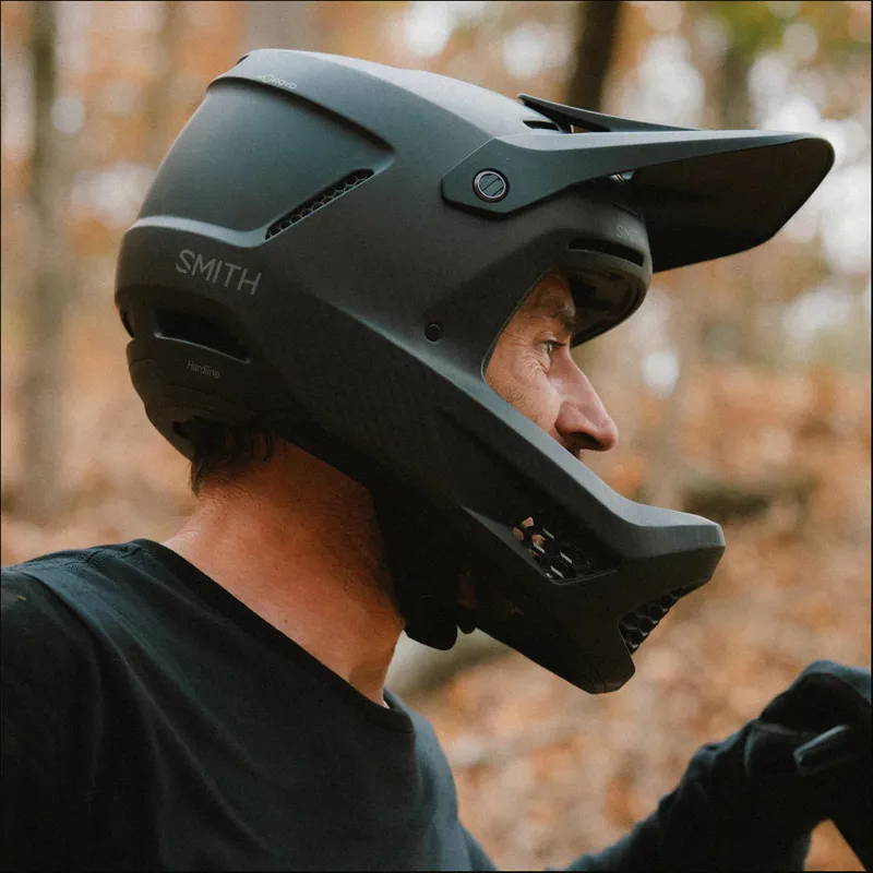 Smith Hardline Carbon Downhill MIPS MTB Full Face Helmet Black-3