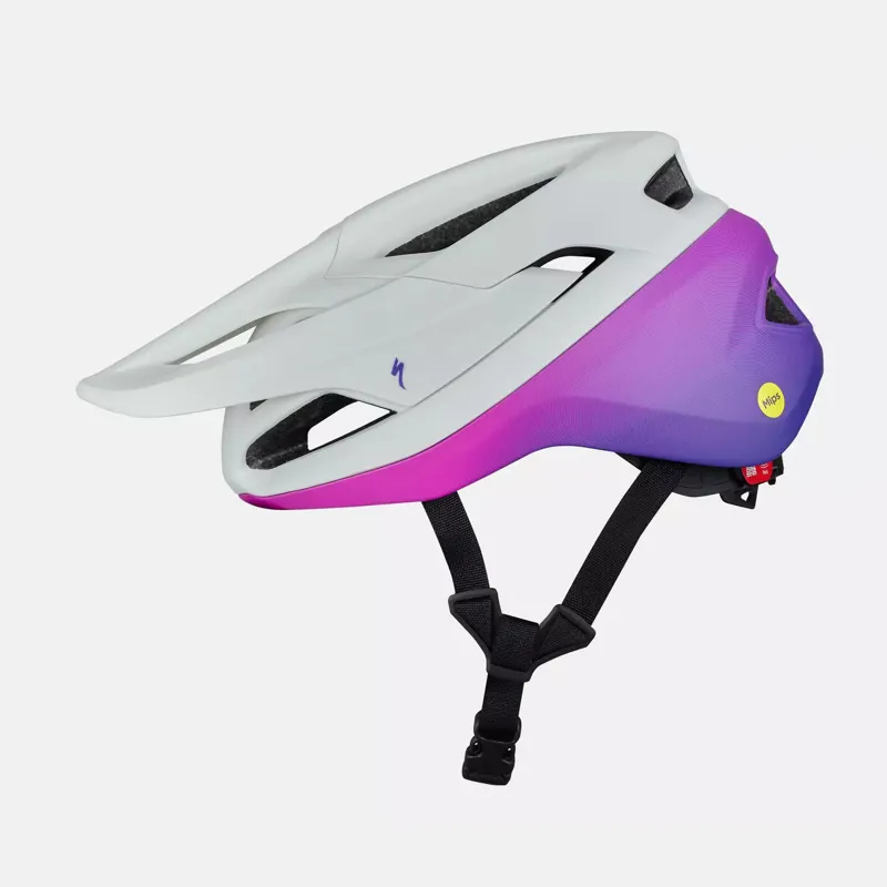 Specialized Camber MIPS MTB Helmet White Dune/Purple Orchid-2