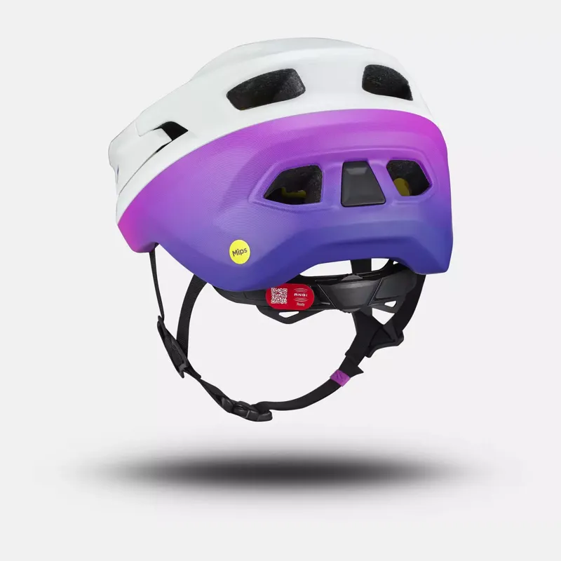 Specialized Camber MIPS MTB Helmet White Dune/Purple Orchid-4