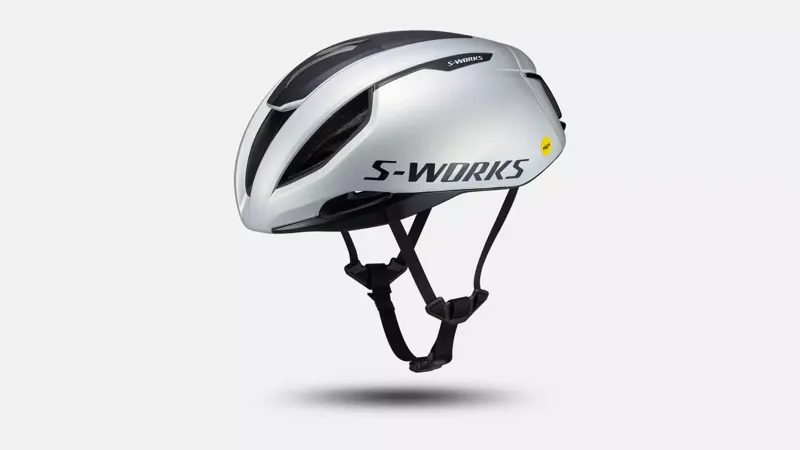 S-Works Evade 3 Silver Road Helmet