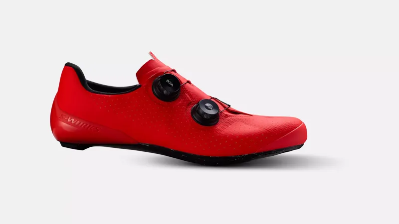 Specialized SWorks Torch Road Clip Shoe Red Black-3