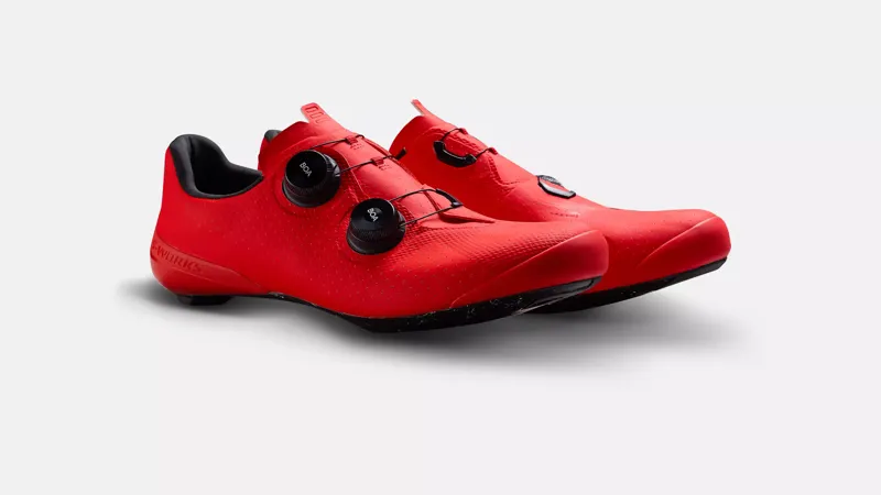 Specialized SWorks Torch Road Clip Shoe Red Black-5