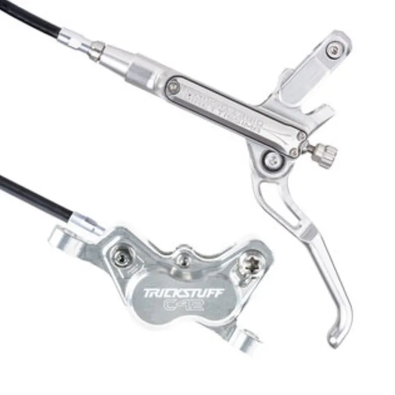 Trickstuff Direttissima Disc Brake Set Silver/Silver