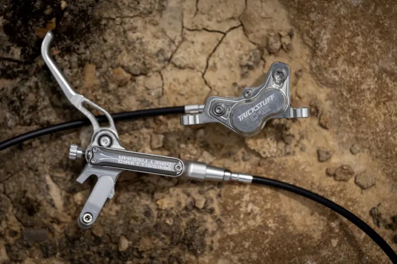 Trickstuff Direttissima Disc Brake Set Silver/Black-1