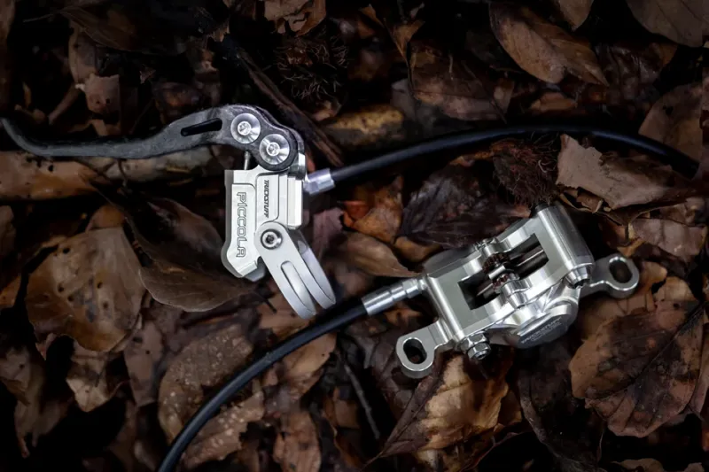 Trickstuff Piccola Disc Brake Set Post Mount 6/7/8 Black/Silver-3