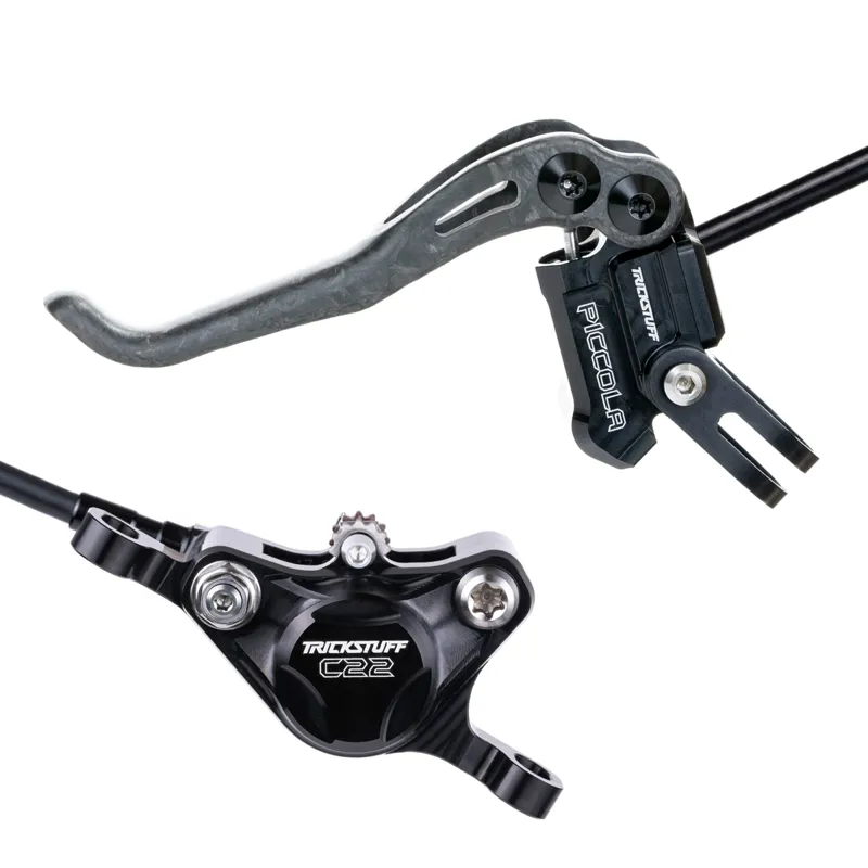 Trickstuff Piccola Disc Brake Set Post Mount 6/7/8 Black/Black