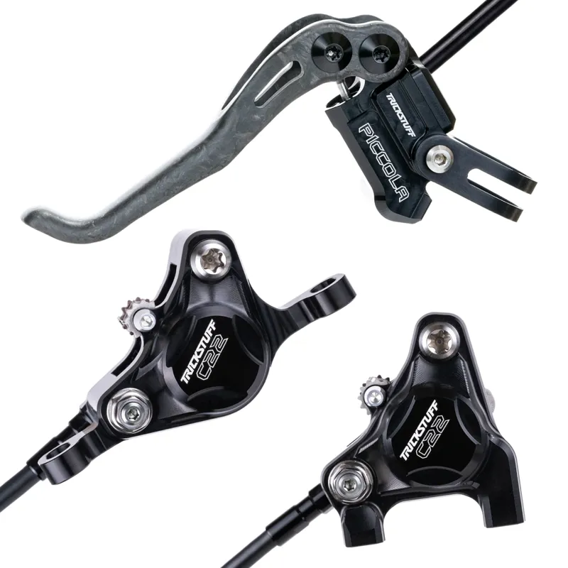 Trickstuff Piccola Disc Brake Set Post Mount/Flat Mount Black/Black