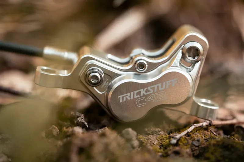 Trickstuff Piccola HD Disc Brake Set Post Mount 6/7/8 Silver/Black-2