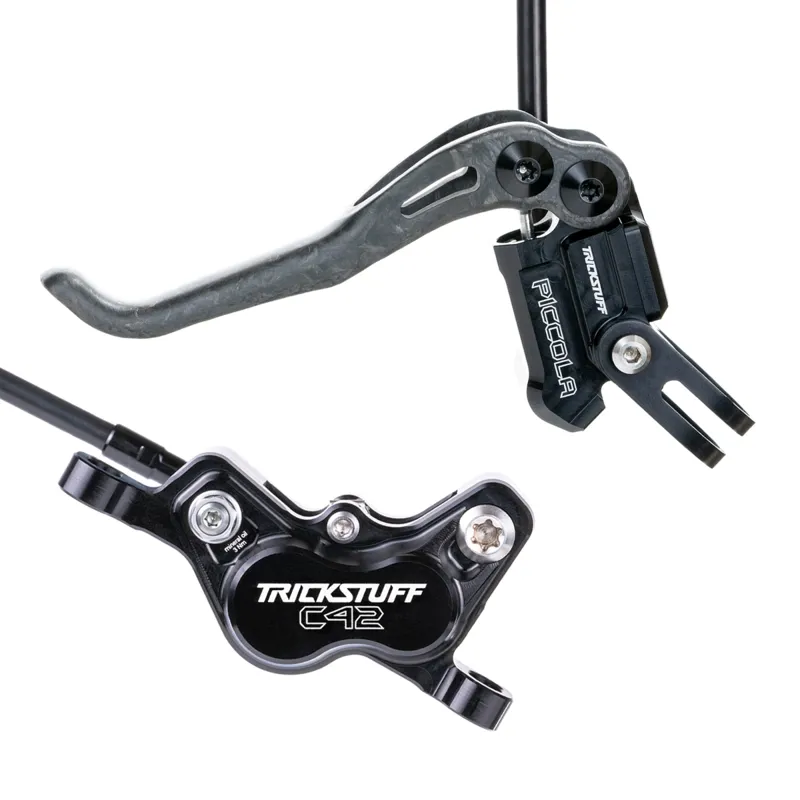Trickstuff Piccola HD Disc Brake Set Post Mount 6/7/8 Black/Black