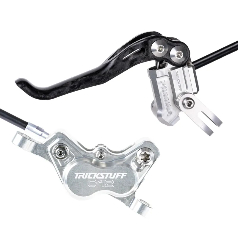 Trickstuff Piccola HD Disc Brake Set Post Mount 6/7/8 Silver/Silver