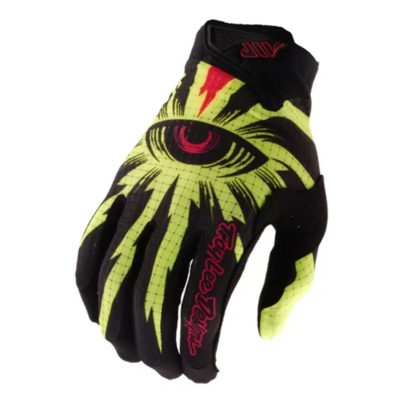  Troy Lee Designs MTB Air Gloves Sever Black Flo Yellow