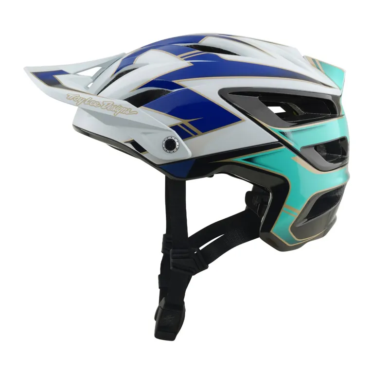Troy Lee Designs A3 MIPS Helmet Electra White-1