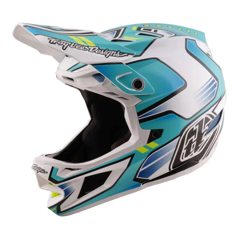 Troy Lee Designs D4 Composite Helmet Crest Real Teal