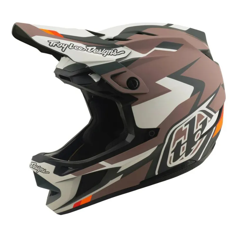 Troy Lee Designs D4 Polyacrylate Full Face MIPS MTB Helmet Roamer Clay