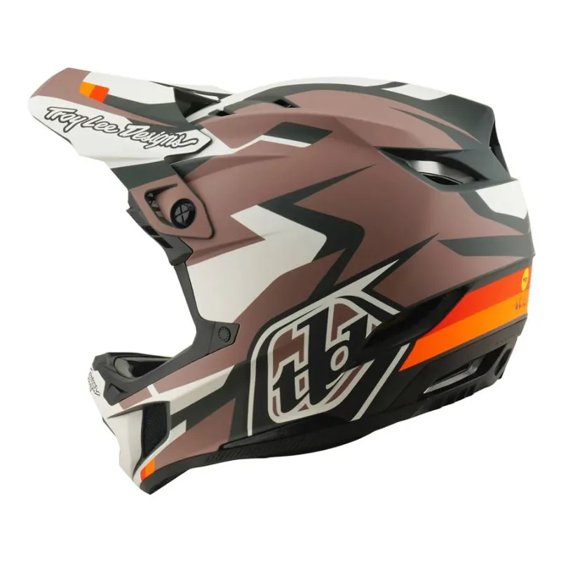 Troy Lee Designs D4 Polyacrylate Full Face MIPS MTB Helmet Roamer Clay-2