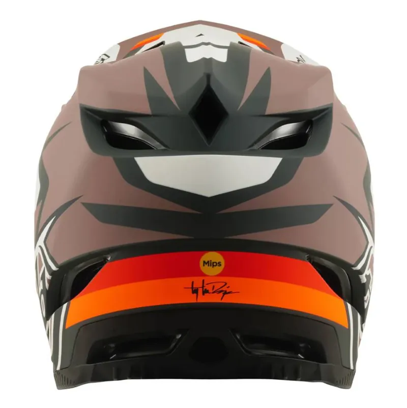 Troy Lee Designs D4 Polyacrylate Full Face MIPS MTB Helmet Roamer Clay-3