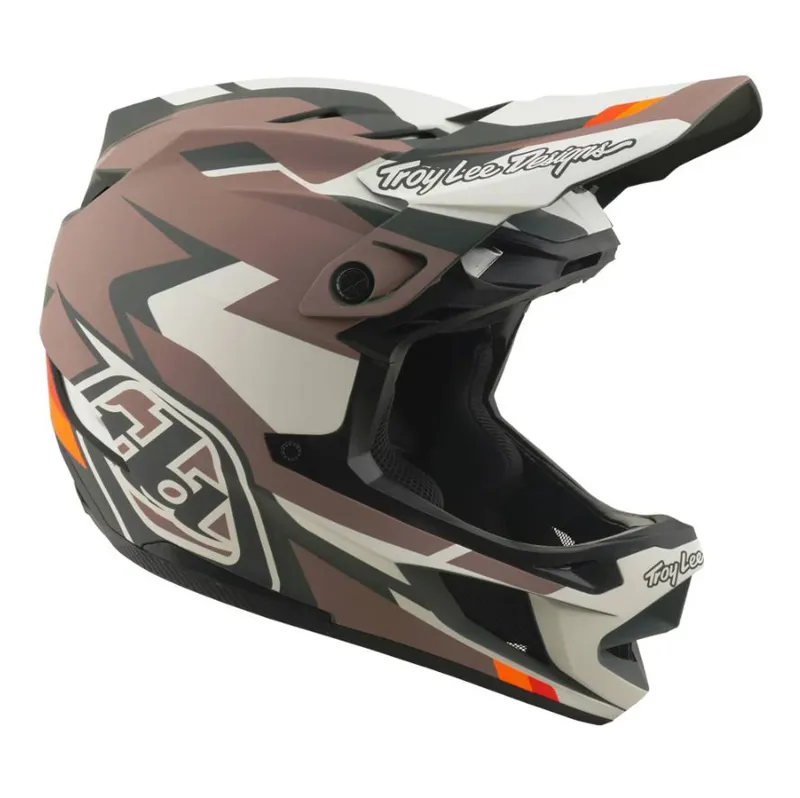 Troy Lee Designs D4 Polyacrylate Full Face MIPS MTB Helmet Roamer Clay-6