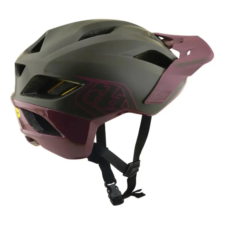Troy Lee Designs Flowline Helmet Point Caper / Prune-2