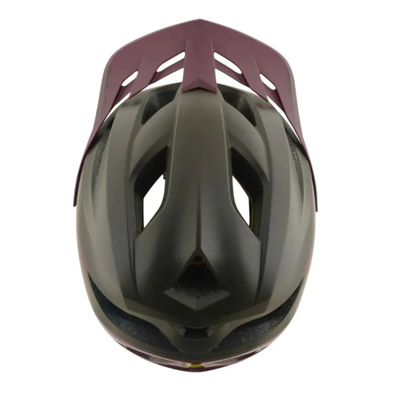 Troy Lee Designs Flowline Helmet Point Caper / Prune-7