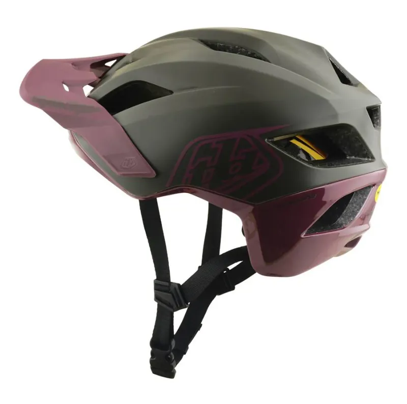 Troy Lee Designs Flowline Helmet Point Caper / Prune-4