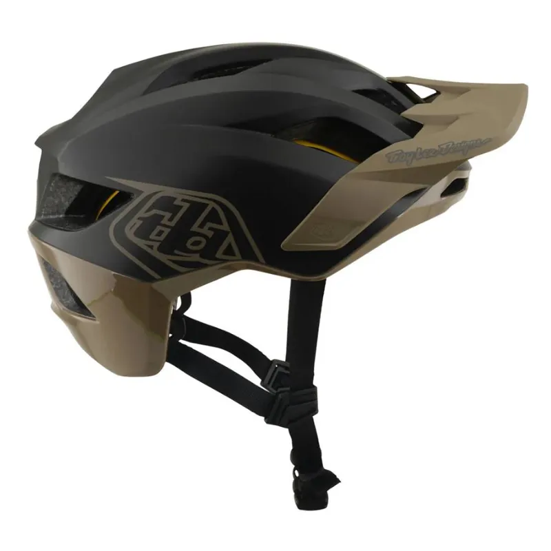Troy Lee Designs Flowline Helmet Point Charcoal / Timber-1
