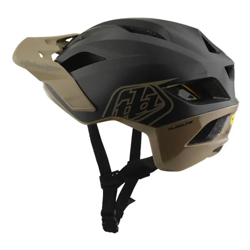 Troy Lee Designs Flowline Helmet Point Charcoal / Timber-4