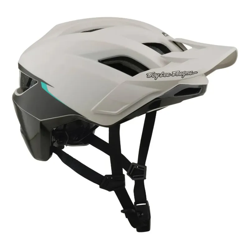 Troy Lee Designs Flowline SE Helmet Stacks Pumice / Real Teal-2