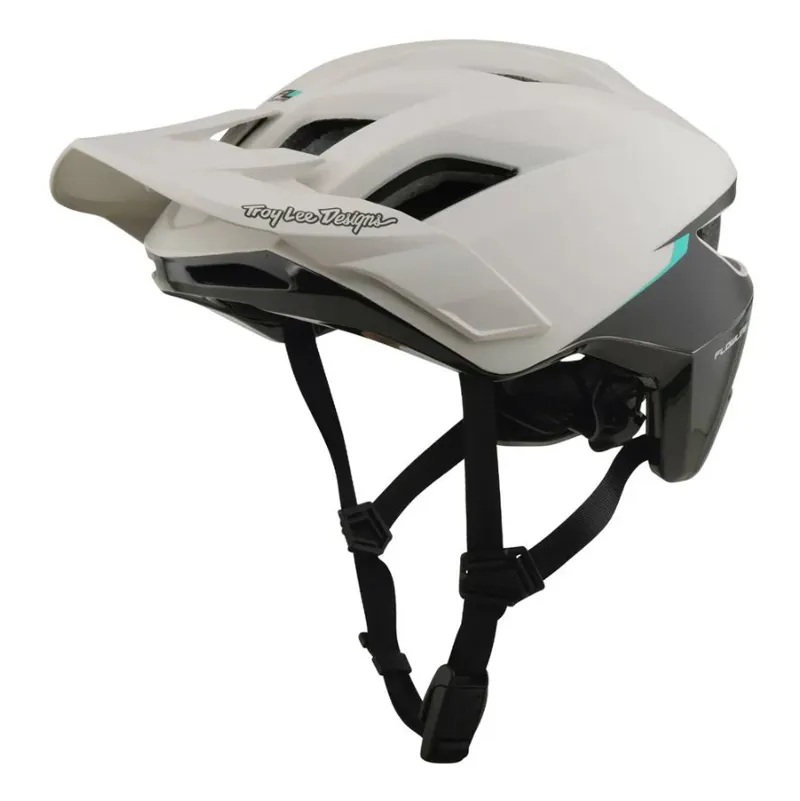 Troy Lee Designs Flowline SE Helmet Stacks Pumice / Real Teal-4